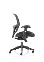 Denver High Mesh Back Black Task Operator Office Chair with Arms - Rogey