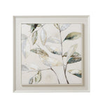 Dolce Dapple Leaf Framed Painting On Canvas - Rogey