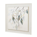 Dolce Mottle Leaf Framed Painting On Canvas - Rogey