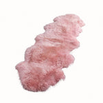 Double Blush Pink Sheepskin Rug - Rogey