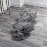 Double Grey Sheepskin Rug - Rogey