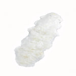 Double Natural White Sheepskin Rug - Rogey