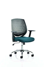 Dura Medium Back Task Operator Office Chair with Arms - Rogey