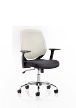 Dura Medium Back Task Operator Office Chair with Arms - Rogey