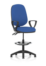 Eclipse Plus II Task Operator Office Chair with Hi Rise Draughtsman Kit - Rogey