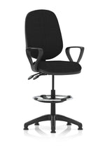 Eclipse Plus II Task Operator Office Chair with Hi Rise Draughtsman Kit - Rogey