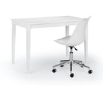 Erika Office Chair - White/Chrome - Rogey