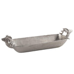 Farrah Collection Silver Large Deer Display Tray - Rogey