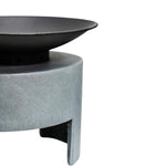 Fire Pit & Oval Console Cement H41Cm W46Cm - Rogey