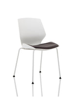 Florence White Frame Fabric Seat Visitor Chair - Rogey