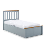 Francis Grey Wooden Ottoman Bed Single - Rogey