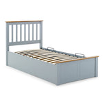 Francis Grey Wooden Ottoman Bed Single - Rogey