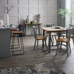 Franklin Hardwood Shaped Barstool - Rogey