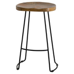 Franklin Hardwood Shaped Barstool - Rogey