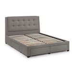 Fullerton 4 Drawer 135cm Bed - Grey - Rogey