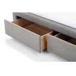 Fullerton 4 Drawer 135cm Bed - Grey - Rogey