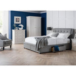 Fullerton 4 Drawer 135cm Bed - Grey - Rogey