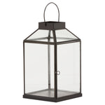 Glass Top Small Black Lantern - Rogey