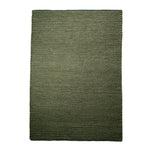 Green Knitted Large Wool Rug - 160 x 230cm - Rogey