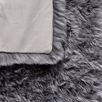 Grey Rectangle Sheepskin - 130 x 150cm - Rogey