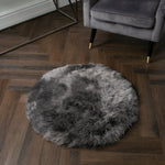 Grey Rectangle Sheepskin - Circle 70cm - Rogey