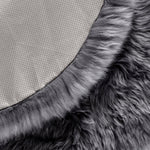 Grey Rectangle Sheepskin - Circle 70cm - Rogey