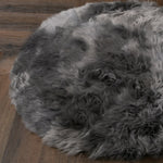 Grey Rectangle Sheepskin - Circle 70cm - Rogey