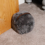 Grey Sheepskin Doorstop - Rogey