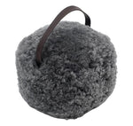 Grey Sheepskin Doorstop - Rogey