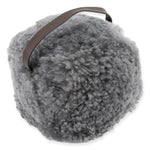 Grey Sheepskin Doorstop - Rogey