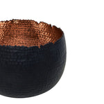 Hammered Bowl Black/Copper 30Cm - Rogey