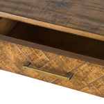 Havana Gold 2 Drawer Console Table - Rogey