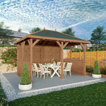 Hawton 3m x 4m Gazebo With Panels - Rogey