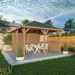 Hawton 4m x 4m Gazebo With Panels - Rogey