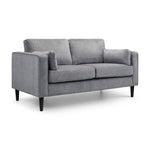 Hayward 2 Seater Sofa - Grey Chenille Fabric - Rogey