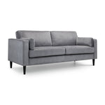 Hayward 3 Seater Sofa - Grey Chenille Fabric - Rogey