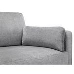 Hayward 3 Seater Sofa - Grey Chenille Fabric - Rogey