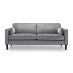 Hayward 3 Seater Sofa - Grey Chenille Fabric - Rogey