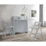 Helsinki Compact Folding Light Grey Dining Set - Rogey