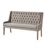 Henley Luxury Large Button Pressed Dining Bench - Rogey