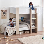 Horizon Bunk Bed - Pale Wood And White - Rogey