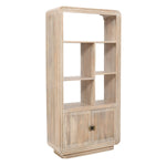 Hudson Carved Mango Wood Bookcase - Rogey