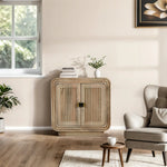 Hudson Carved Mango Wood Mini Sideboard - Rogey