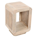 Hudson Carved Mango Wood Side Table - Rogey