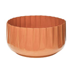 Hudson Orange Corrugated Bowl Planter H15cm D30cm - Rogey