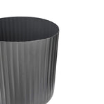 Hudson Slate Corrugated Planters Set of Two H37cm D37cm - Rogey