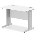 Impulse 1000mm Slimline Desk Cable Managed Leg - Rogey