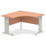 Impulse 1200mm Cable Managed Leg Corner Desk - Rogey