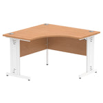 Impulse 1200mm Cable Managed Leg Corner Desk - Rogey