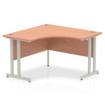 Impulse 1200mm Cantilever Leg Corner Desk - Rogey